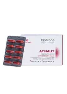Viên uống dành cho da mụn Acnaut Food Supplement 30 viên